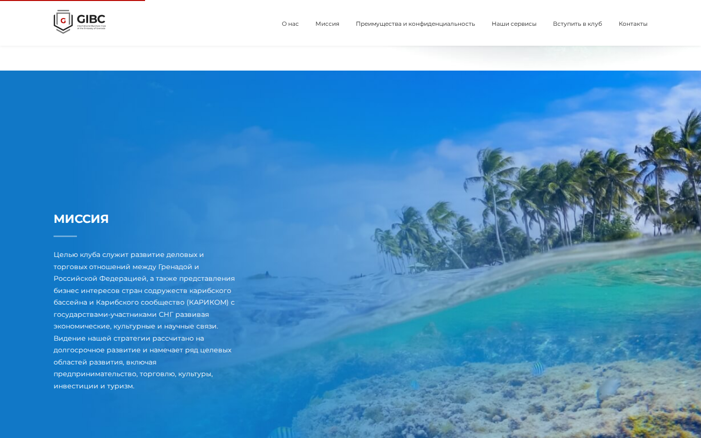 Website section
